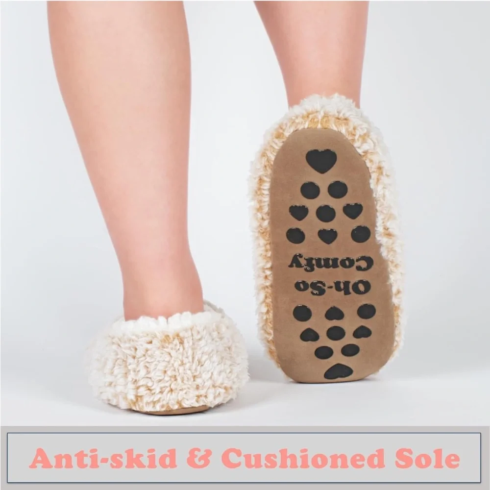 NWT Cosyone1997 Sloth Slippers (Big Kid Size 4-6)